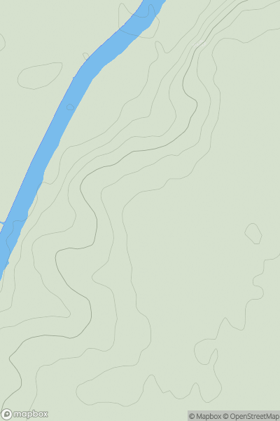 Thumbnail image for Old Hill [The River Tees to The Wash] showing contour plot for surrounding peak